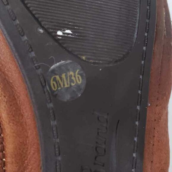 Lucky Brand Emmie Flats Leather Brown Size 6 Womens Shoes - Picture 7 of 7